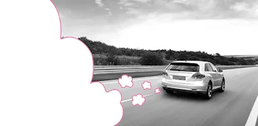 coche con nubes