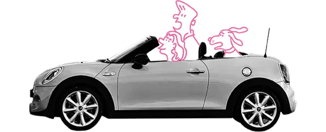 coche con personas